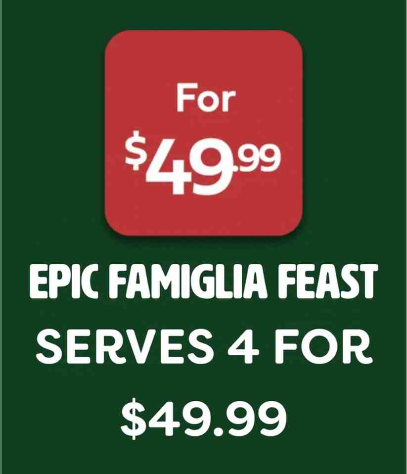 Buca di Beppo Family Menu deals