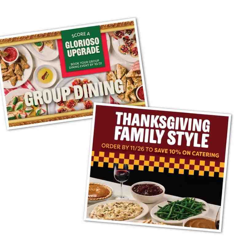 Buca di Beppo Thanksgiving Feast